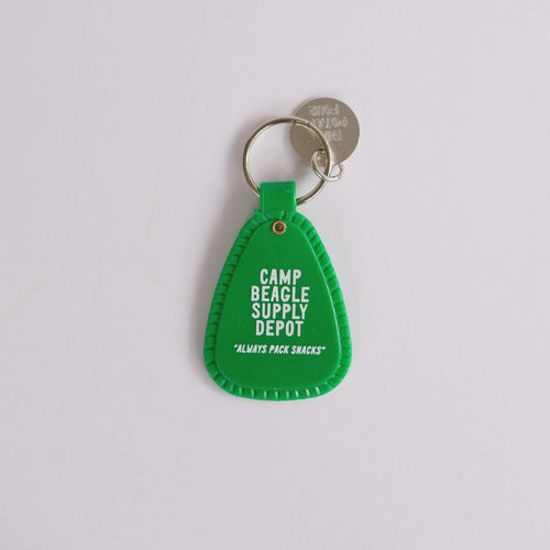 Back of Snoopy Beagle Scout Keyring | Subject to change