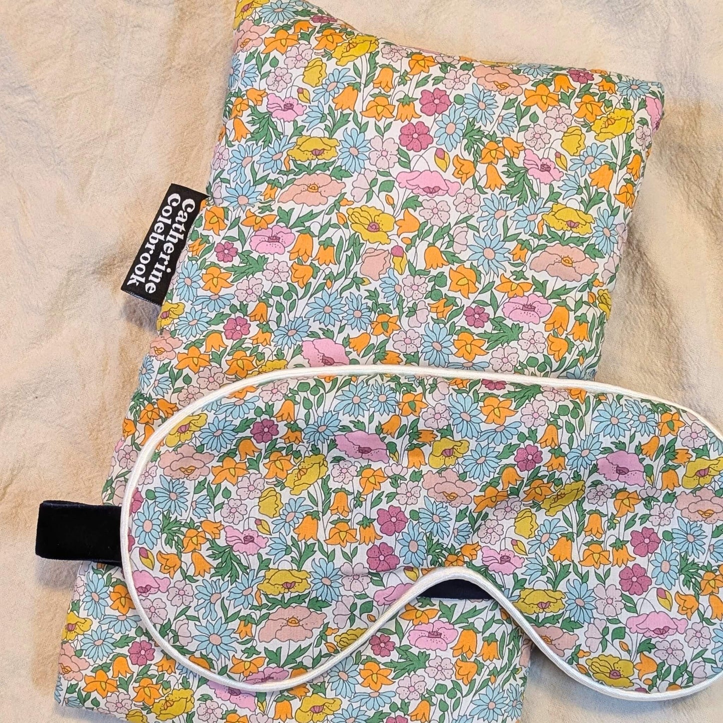 Liberty Fabric Mini Hot Water Bottle - Poppy Forest