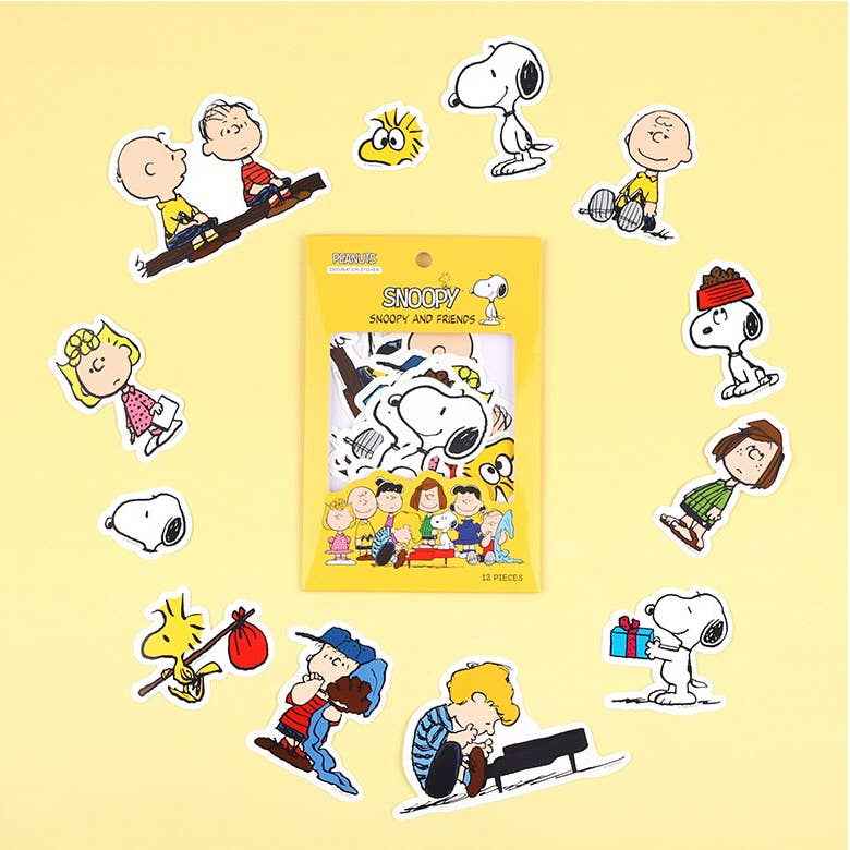 Collection of Snoopy stickers Peanuts Snoopy sticker pack