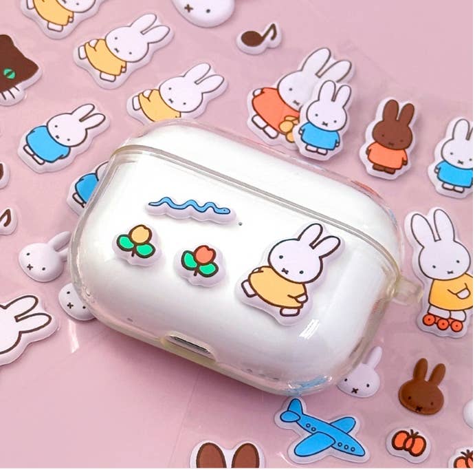Miffy Sticker Pack Applied to Device