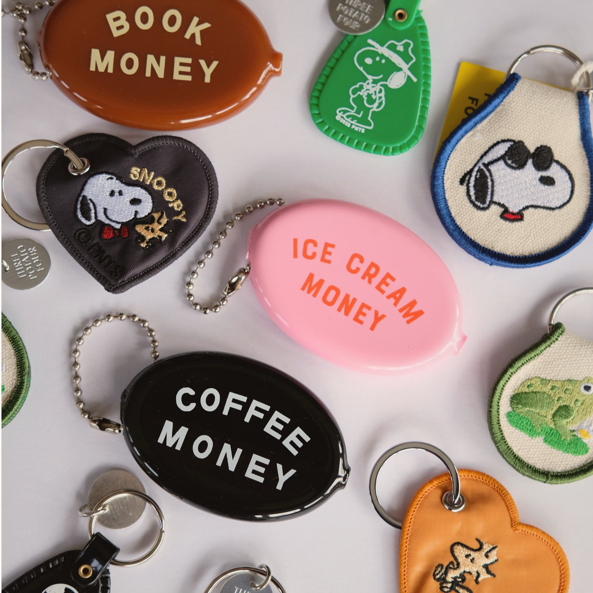 Collection of Keychains from Three Potato Four