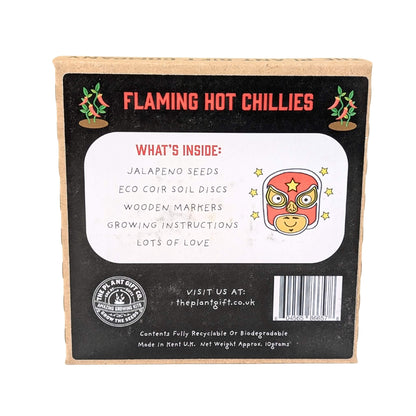 Grow Flaming Hot Chillies Mini Grow Kit