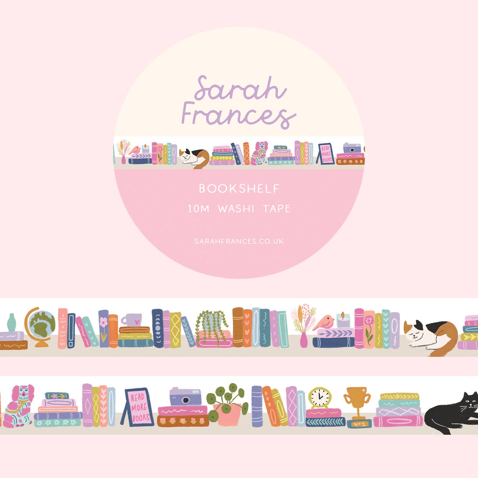 Bookshelf Washi Tape