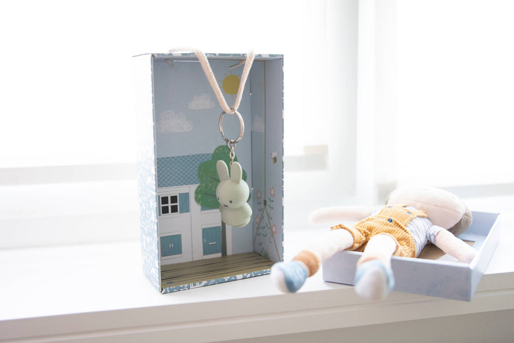 Miffy Classic Keyring – Eucalyptus Green – 6cm