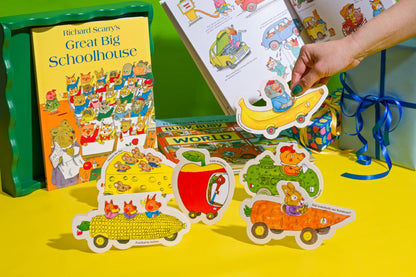 Pickle Pig Car Richard Scarry Die-cut Card