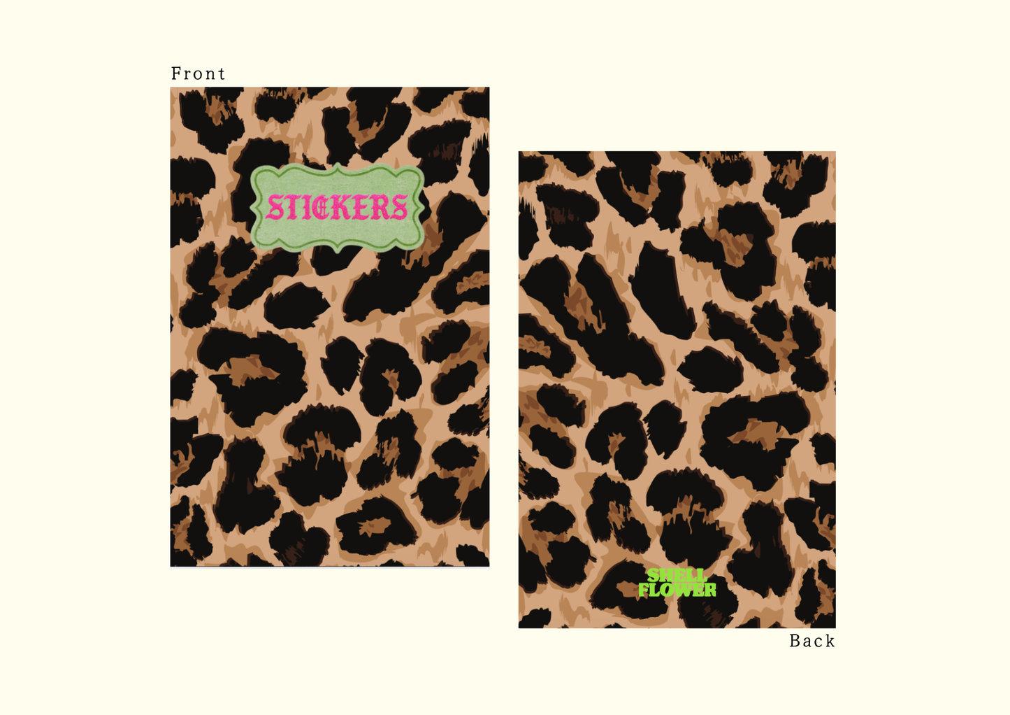 Leopard A6 Sticker Keeper Book