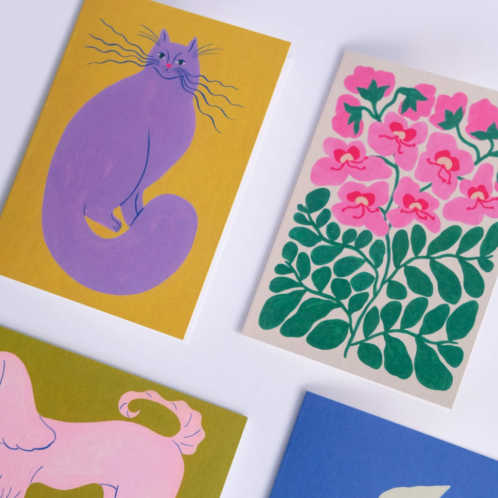 Electric Whiskers Greeting Card from Evermade