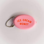 Retro Rubber Coin Purse – Ice Cream Money
