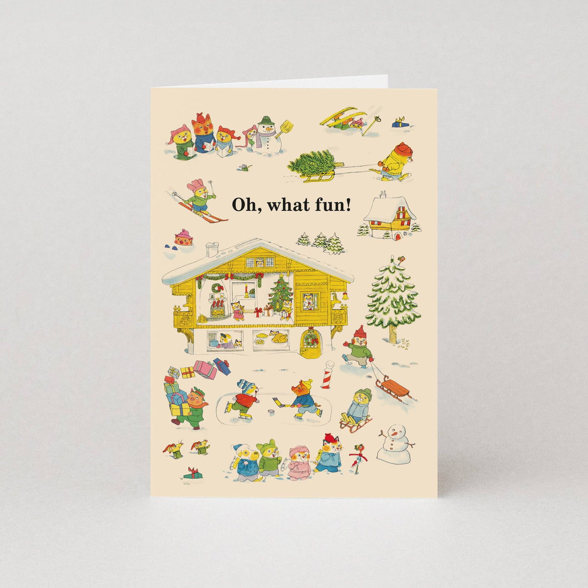 O What Fun Richard Scarry Christmas Card