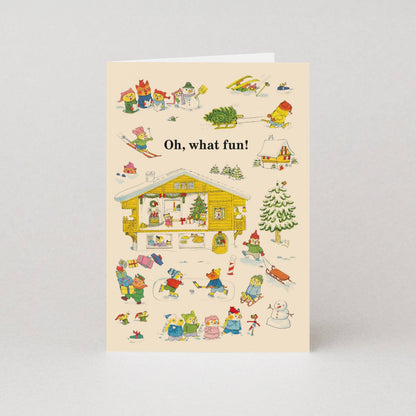 O What Fun Richard Scarry Christmas Card