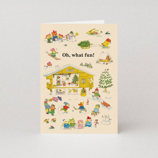 O What Fun Richard Scarry Christmas Card