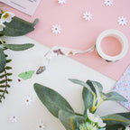butterfly washi tape in use 