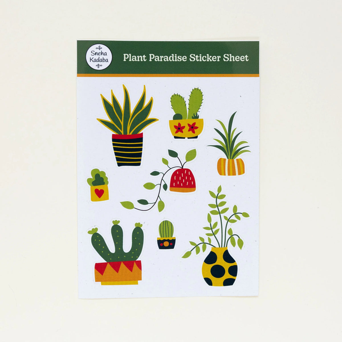 A6 Plant Paradise Sticker Sheet