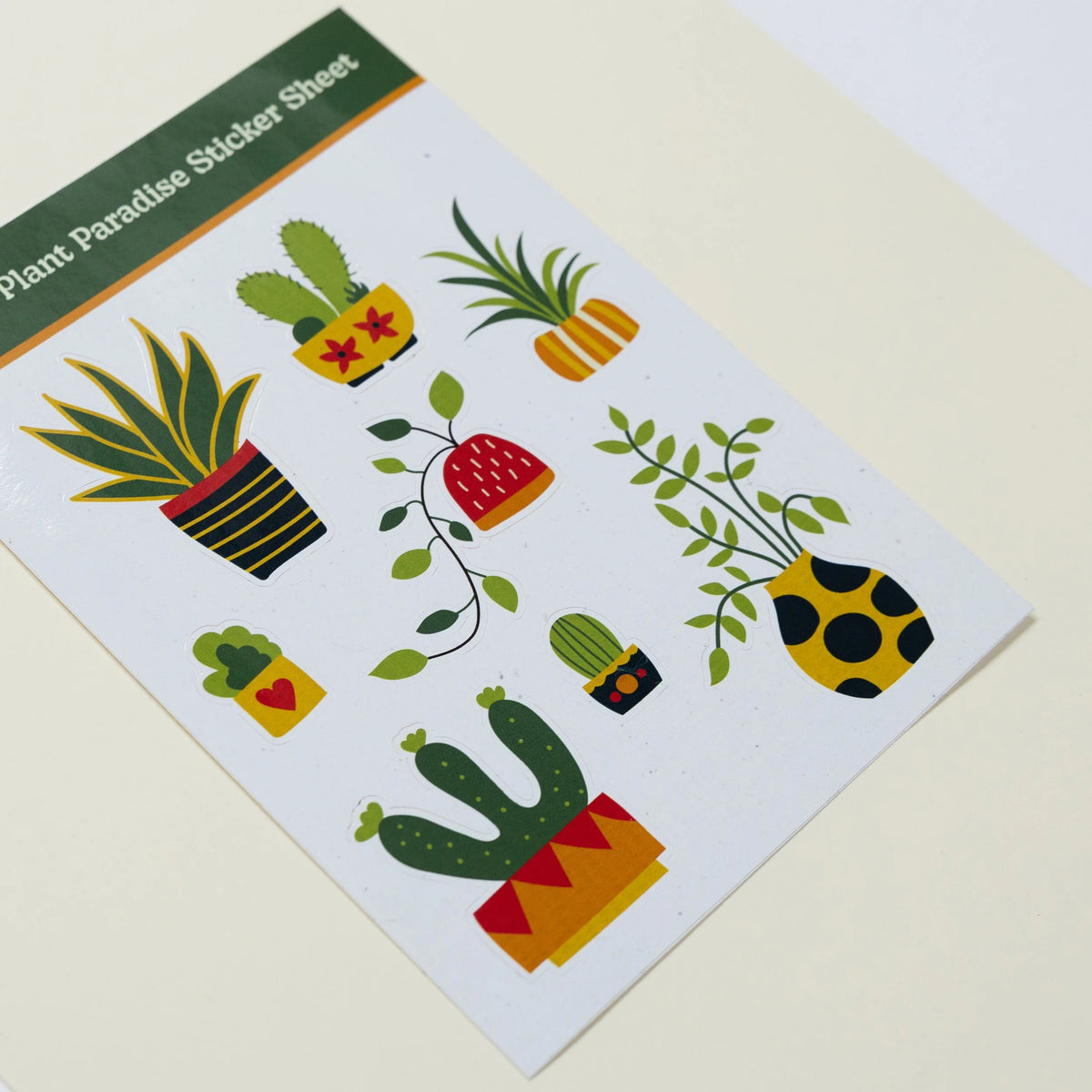 A6 Plant Paradise Sticker Sheet