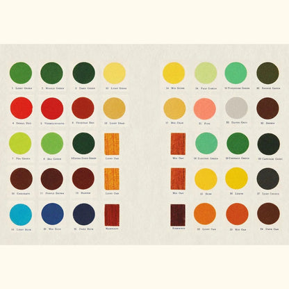 Vintage Colour Palettes Sticker Book