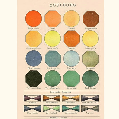 Vintage Colour Palettes Sticker Book