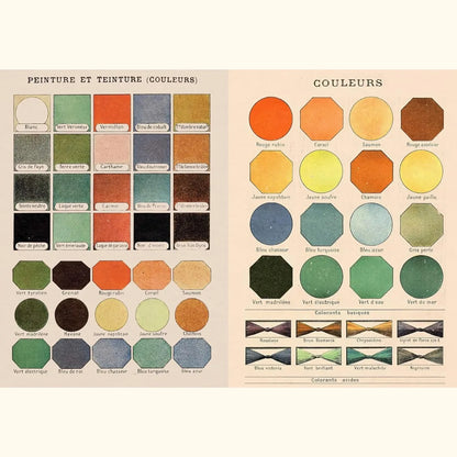 Vintage Colour Palettes Sticker Book