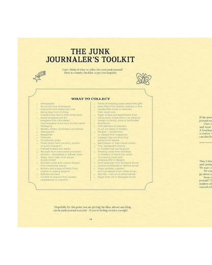 A Year of Junk Journaling - 52 Weekly Prompts for Scrapbooking & Creative Journaling