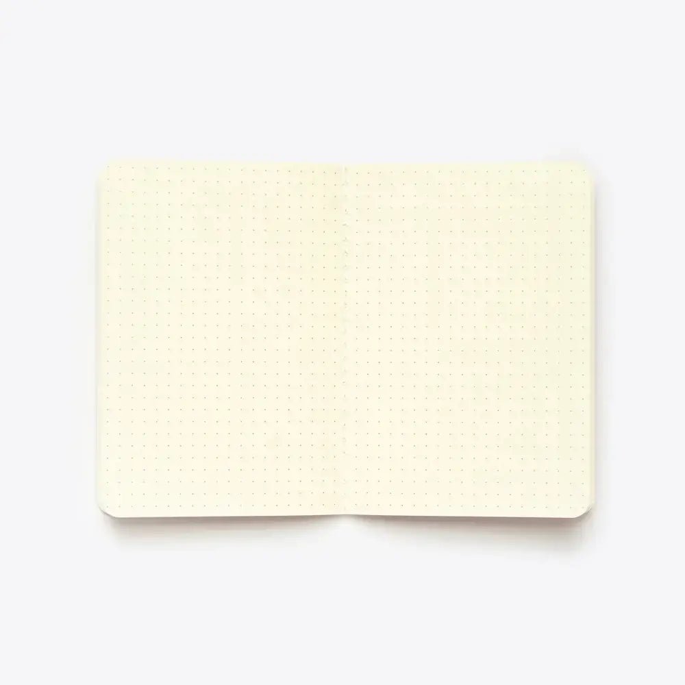 Inside view of A6 dot grid notebook