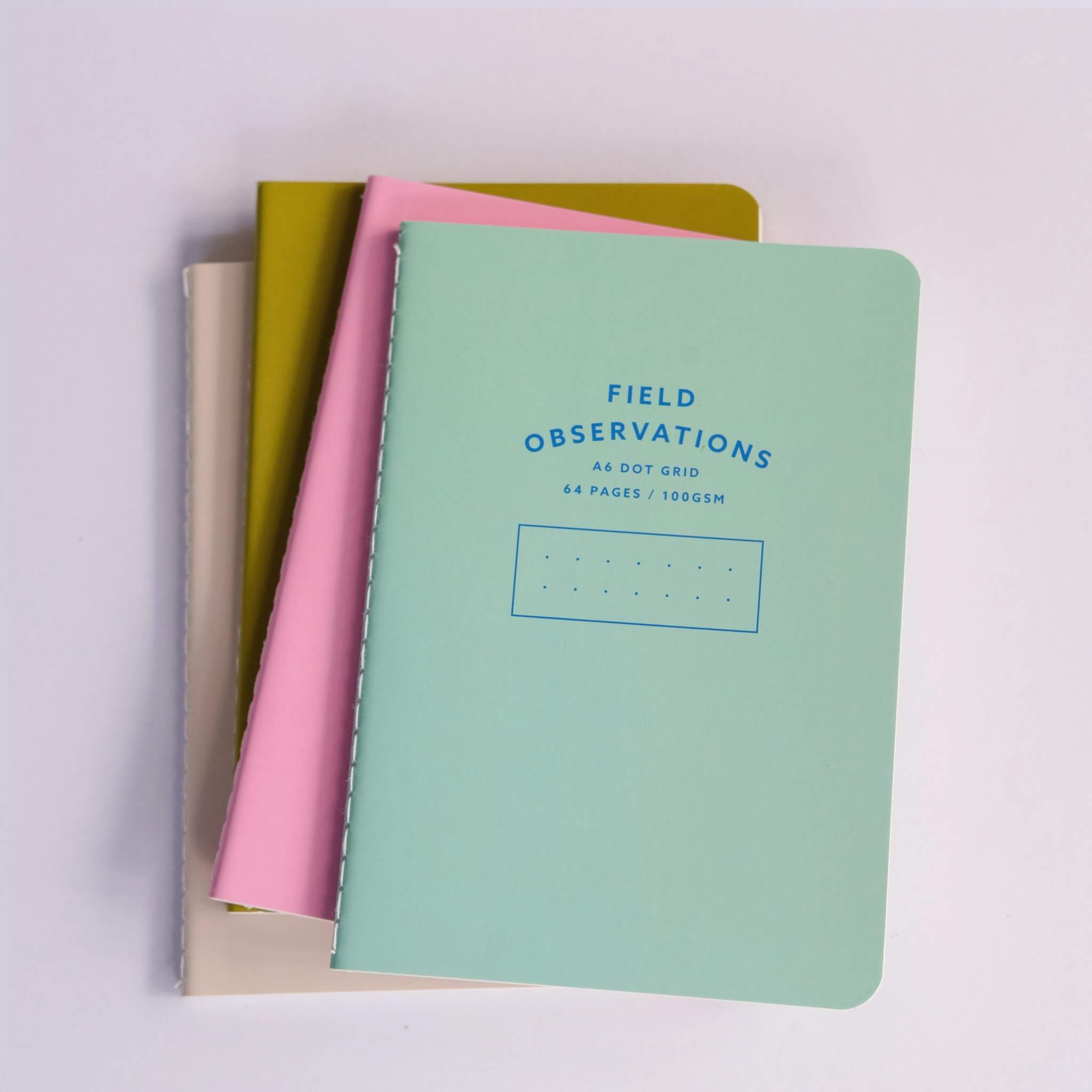 Stack of Field observation notebooks