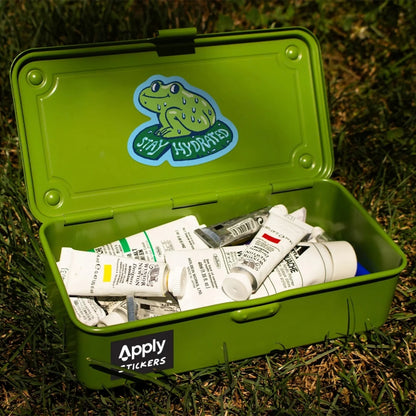 Stay Hydrated Frog Sticker