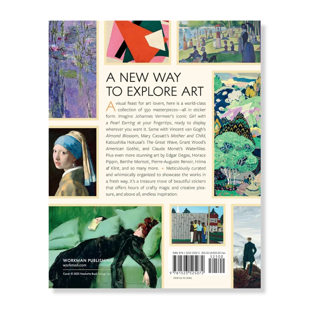 The Art Lover's Sticker Book - 350+ Stickers