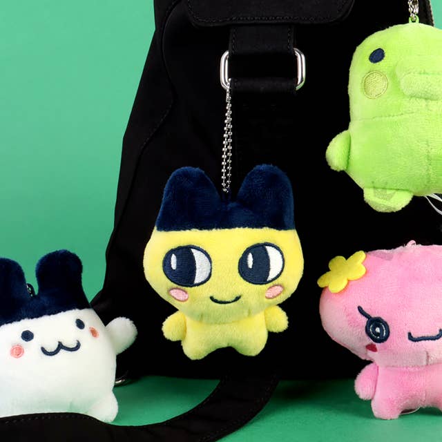 Mametchi plush keychain size comparison
