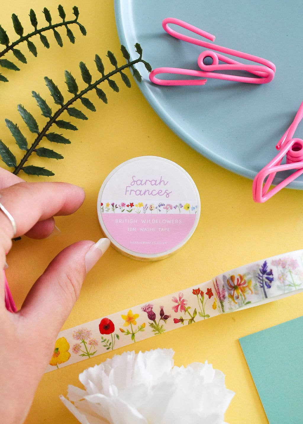 British Wildflowers Washi Tape