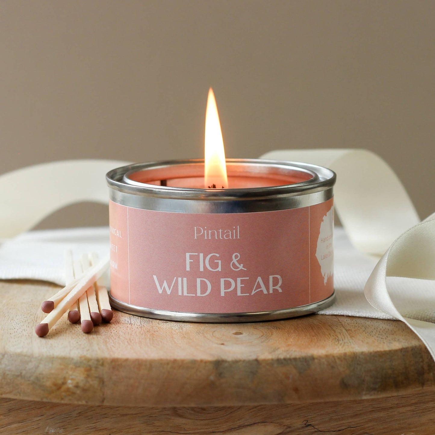 Fig & Wild Pear Candle in Paint Pot Tin