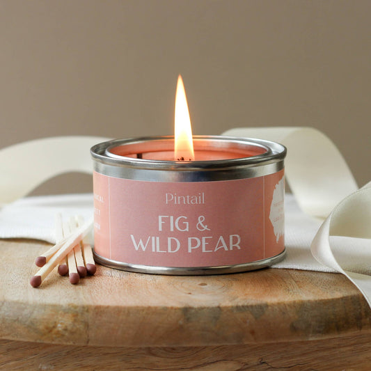 Fig & Wild Pear Candle in Paint Pot Tin