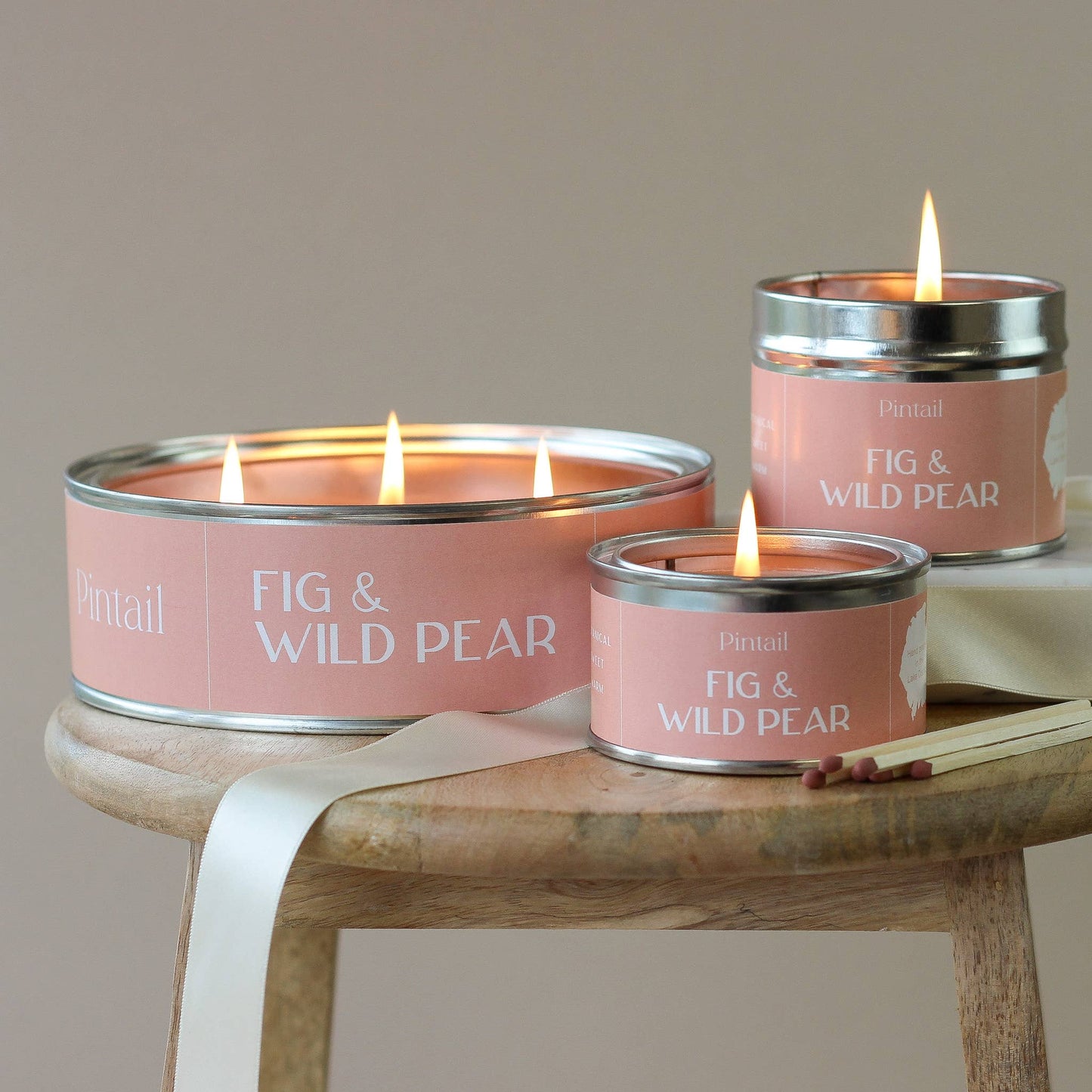 Fig & Wild Pear Candle in Paint Pot Tin