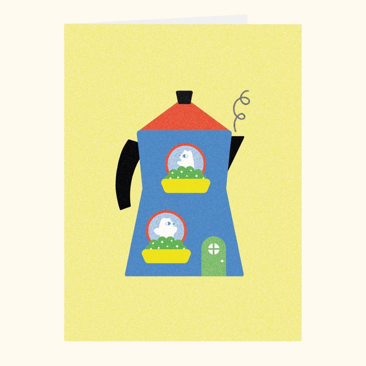 Coffee Pot Mini Card – New Home / Housewarming Card
