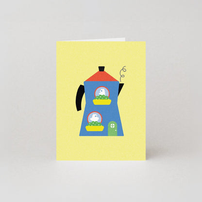Coffee Pot Mini Card – New Home / Housewarming Card