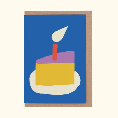 Birthday cake greeting card by Sue Doeksen