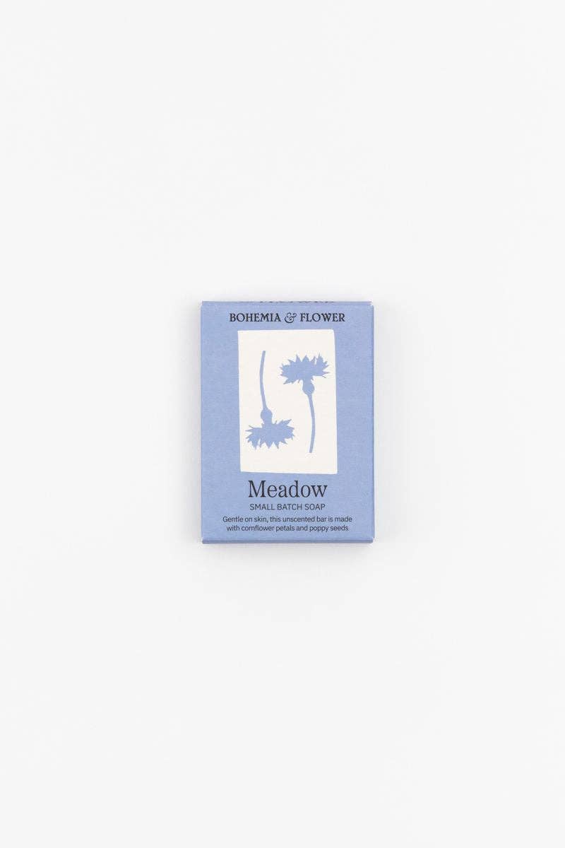Bohemia and Flower Cornflower & Poppy Seed Unscented Soap Bar - Soap - Subject to Change