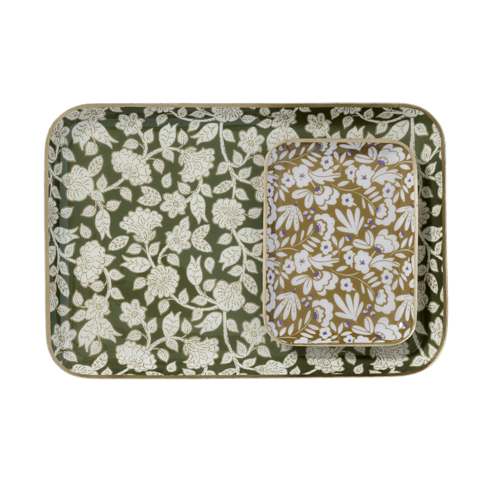 Bonheur du Jour Enamel Tray - Iris - Tray - Subject to Change