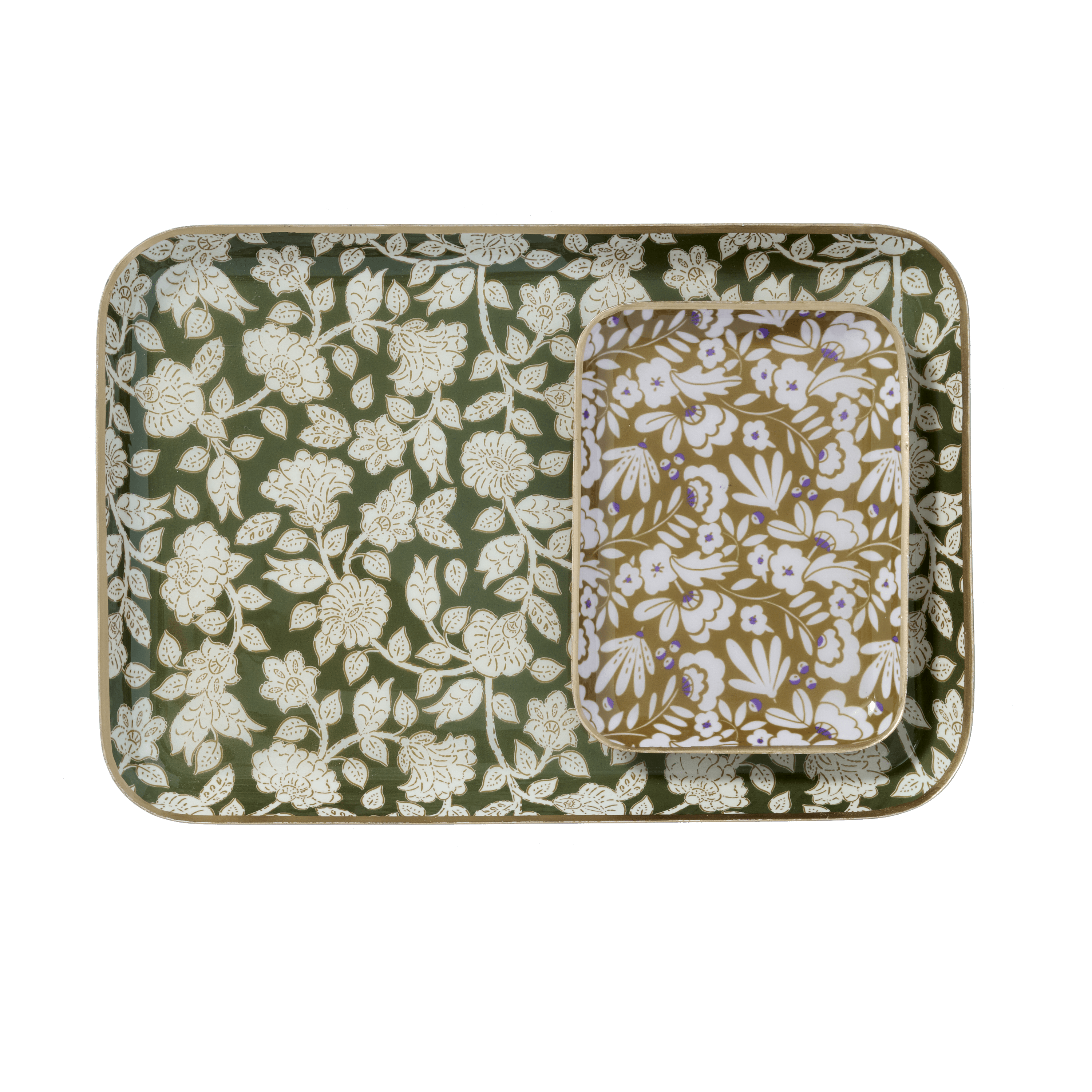 Bonheur du Jour Enamel Tray - Iris - Tray - Subject to Change