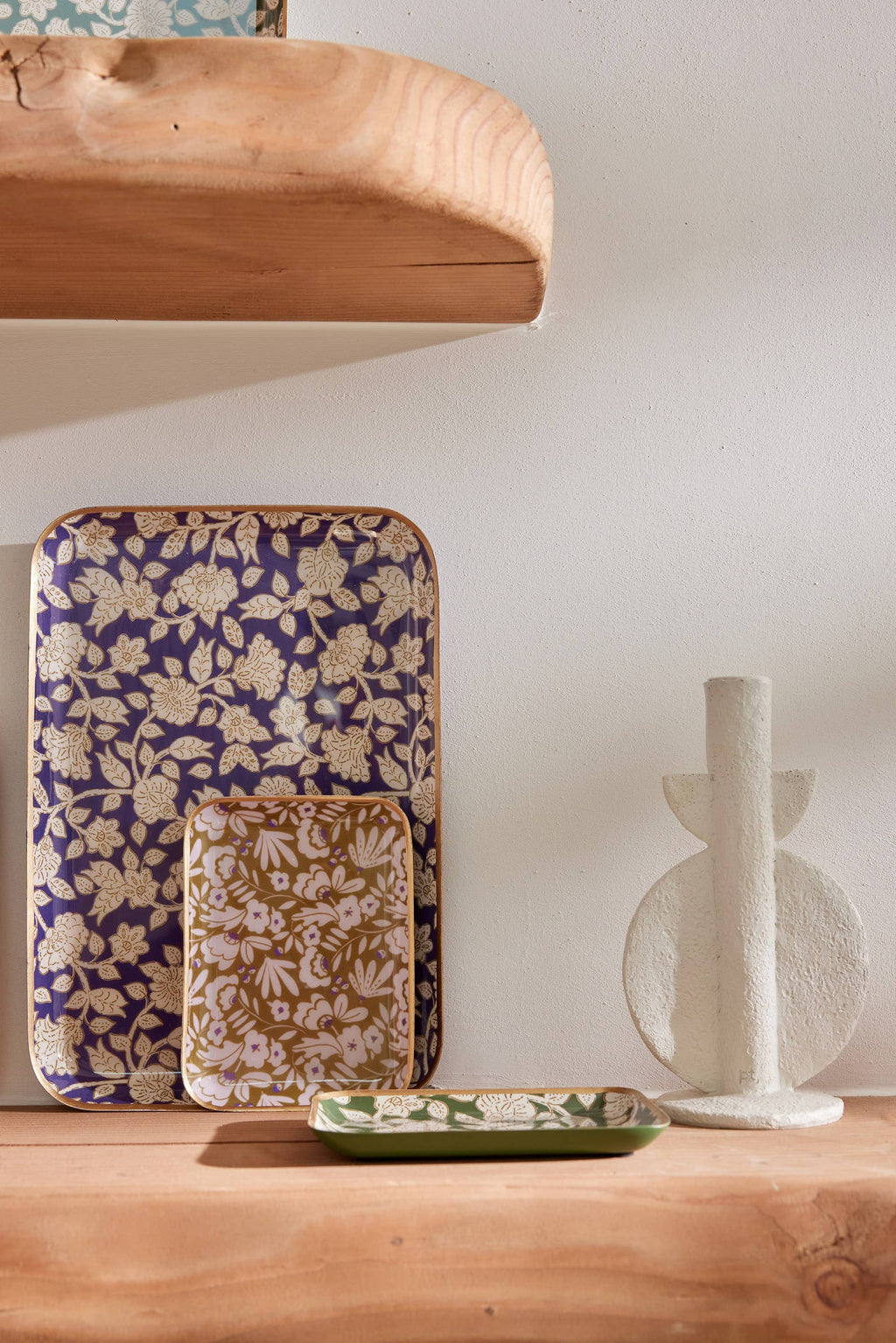 Bonheur du Jour Enamel Tray - Iris - Tray - Subject to Change
