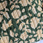 Bonheur du Jour Quilted Toiletry Pouch – Jaya Green - Toiletry Pouch - Subject to Change