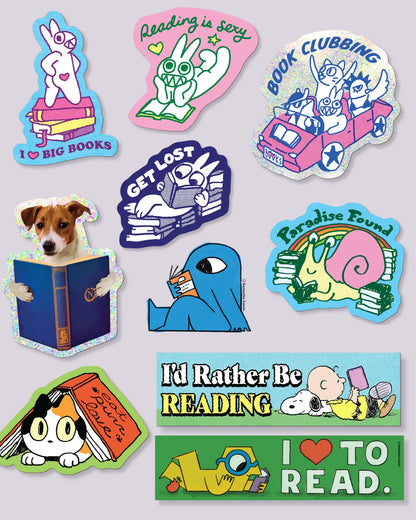 Reading is Sexy Sticker