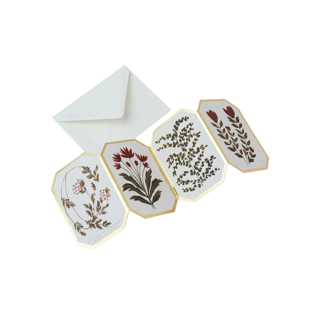 Botanical Concertina Card