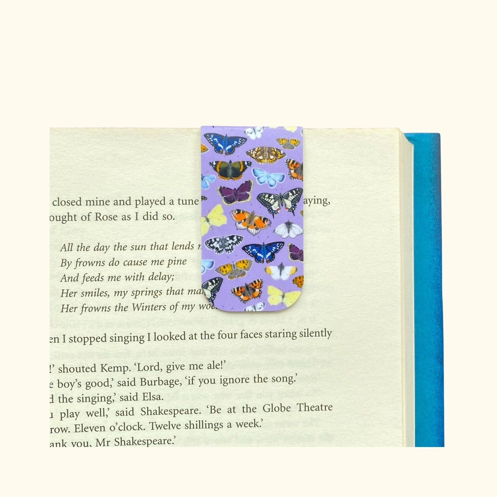 Butterflies magnetic bookmark – illustrated bookmark – Subject to Change