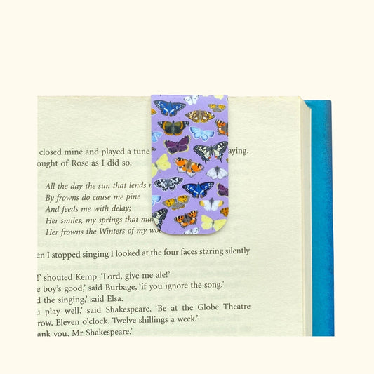 Butterflies magnetic bookmark – illustrated bookmark – Subject to Change