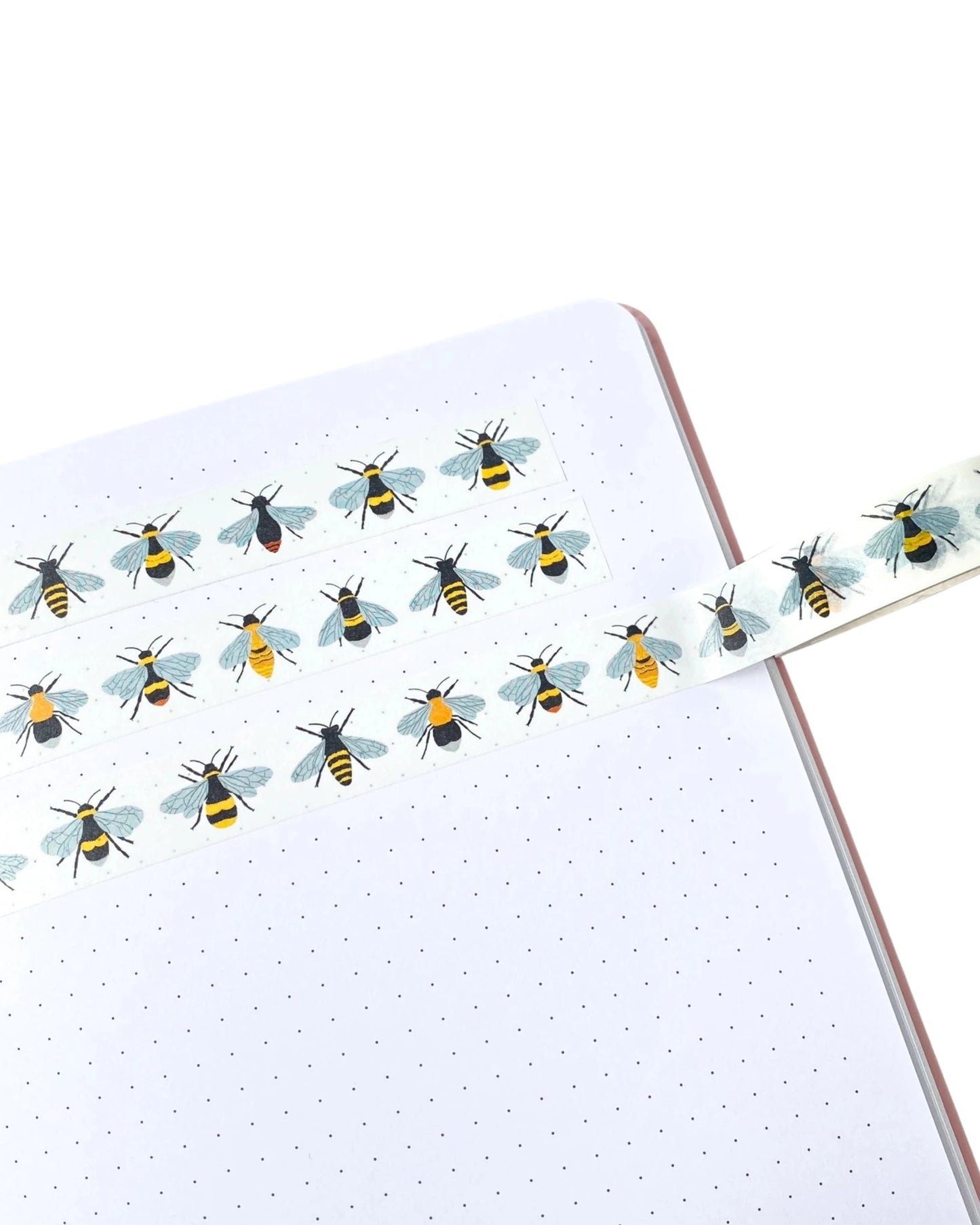 British bees washi tape – illustrated nature design