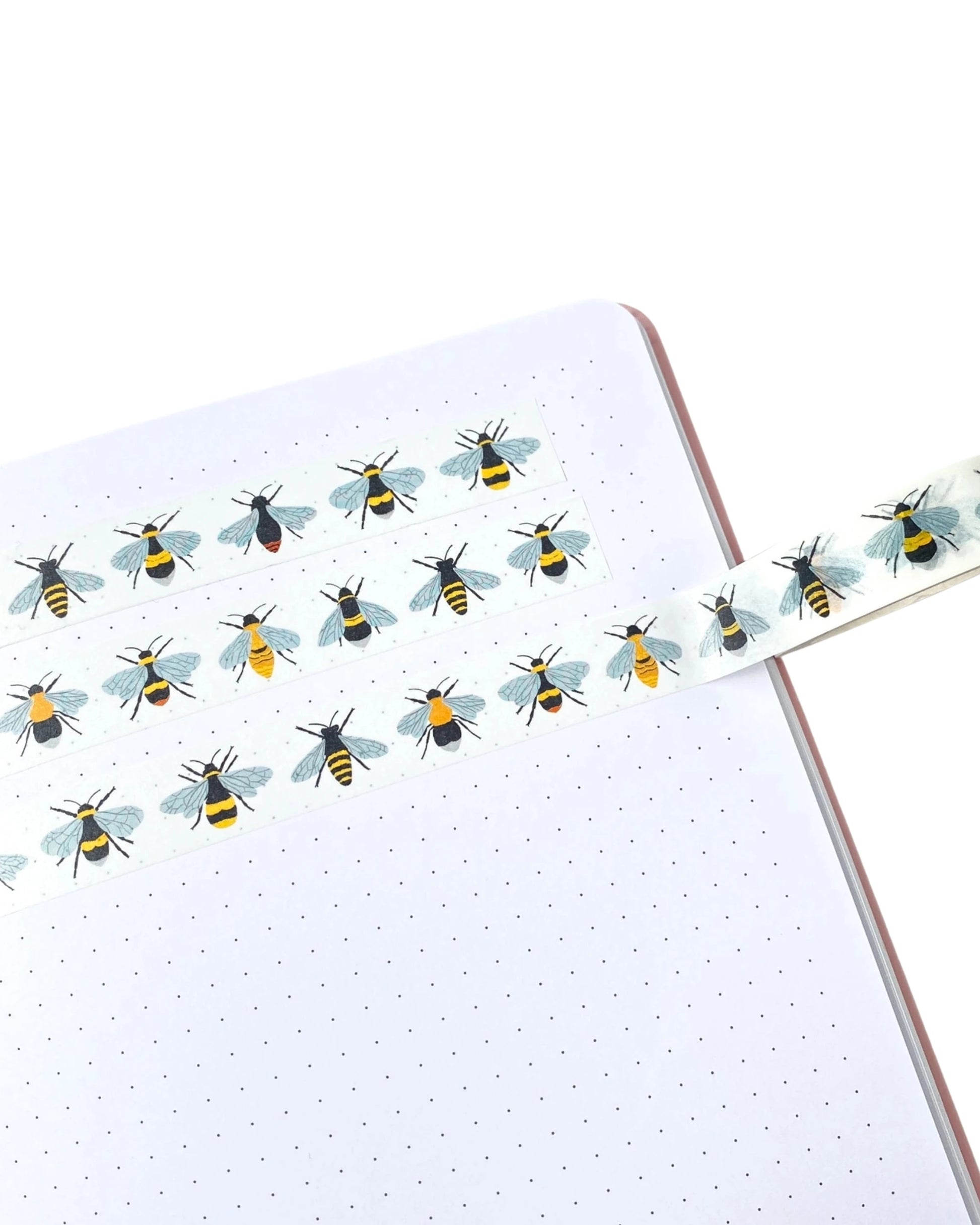 British bees washi tape – illustrated nature design