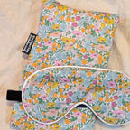 Bundle - Liberty Fabric Mini Hot Water Bottle & Eye Mask in Poppy Forest - Hot Water Bottle - Subject to Change
