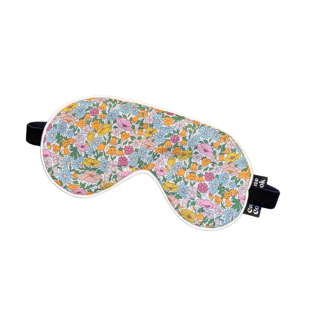 Bundle - Liberty Fabric Mini Hot Water Bottle & Eye Mask in Poppy Forest - Hot Water Bottle - Subject to Change