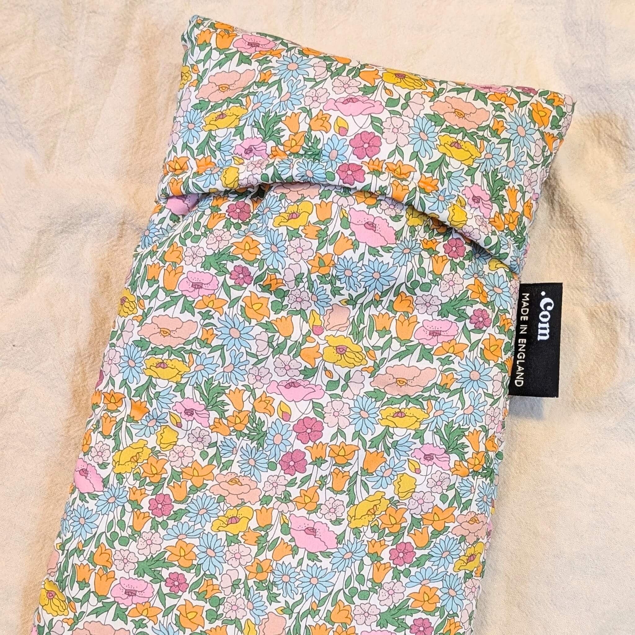 Bundle - Liberty Fabric Mini Hot Water Bottle & Eye Mask in Poppy Forest - Hot Water Bottle - Subject to Change