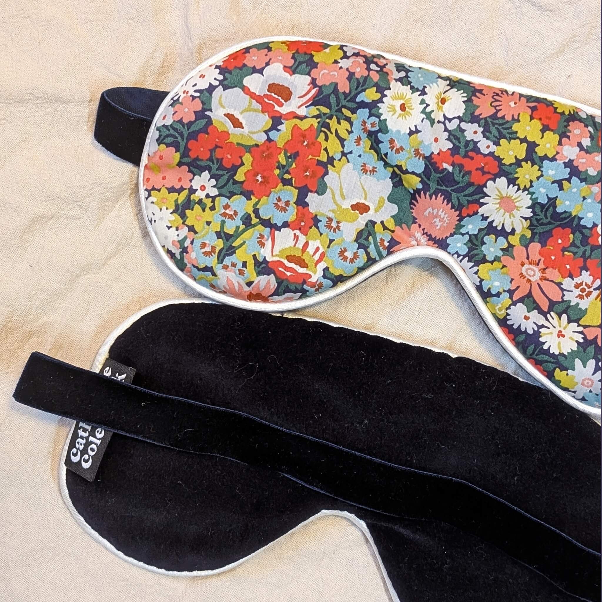 Bundle - Liberty Fabric Mini Hot Water Bottle & Eye Mask in Tana Lawn - Hot Water Bottle - Subject to Change