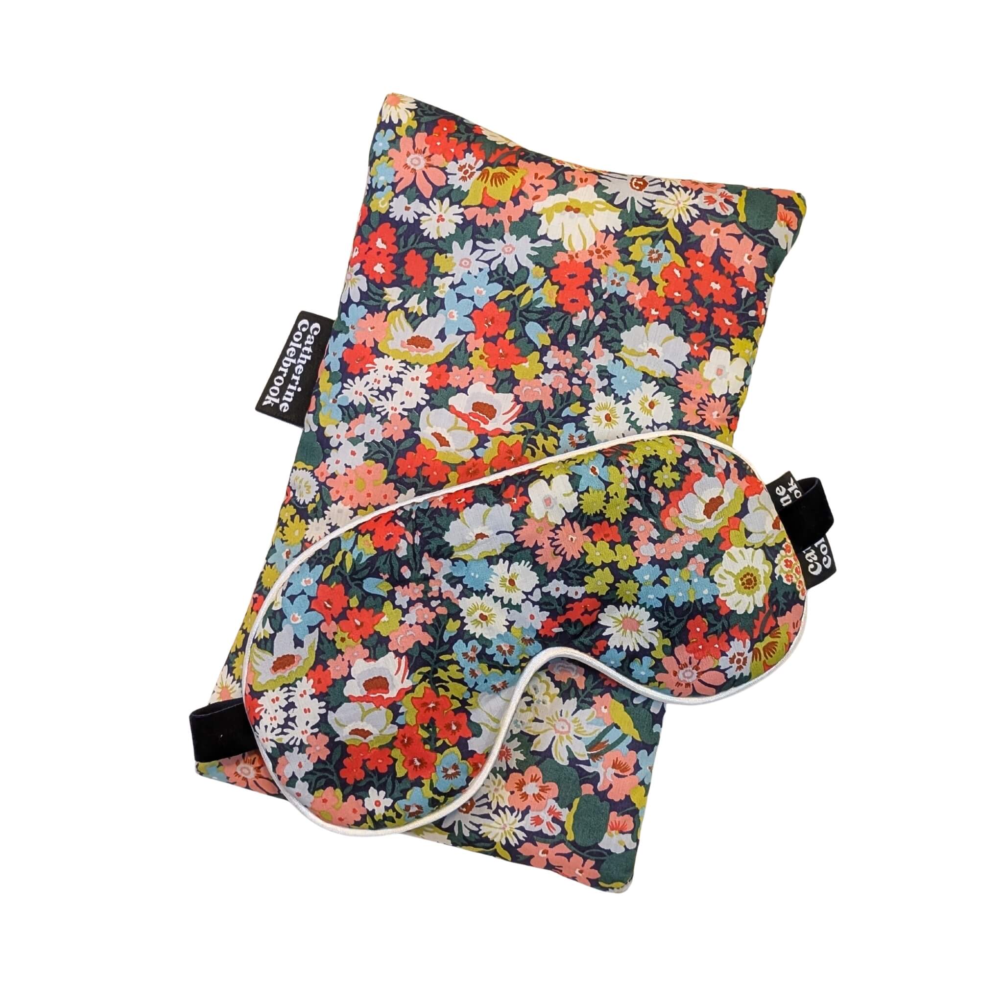 Bundle - Liberty Fabric Mini Hot Water Bottle & Eye Mask in Tana Lawn - Hot Water Bottle - Subject to Change